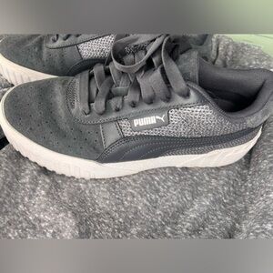 Puma Cali Sequin Women's Sneakers Ebony Size 8.5